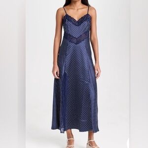 New HILL HOUSE ida polka dot dress